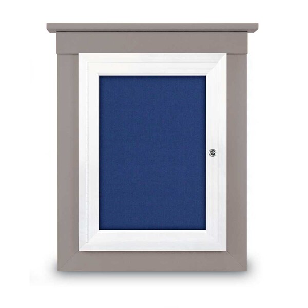 Sliding Glass Enclosed Letterboard, 72"x3